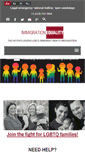 Mobile Screenshot of immigrationequality.org
